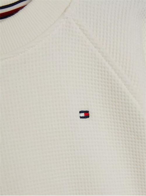 GLOBAL STRIPE WAFFLE SWEATSHIR TOMMY HILFIGER | KG0KG07379T/YBH